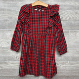 Plaid Flutter Sleeve Dress