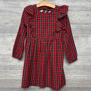Plaid Flutter Sleeve Dress