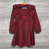 Plaid Flutter Sleeve Dress