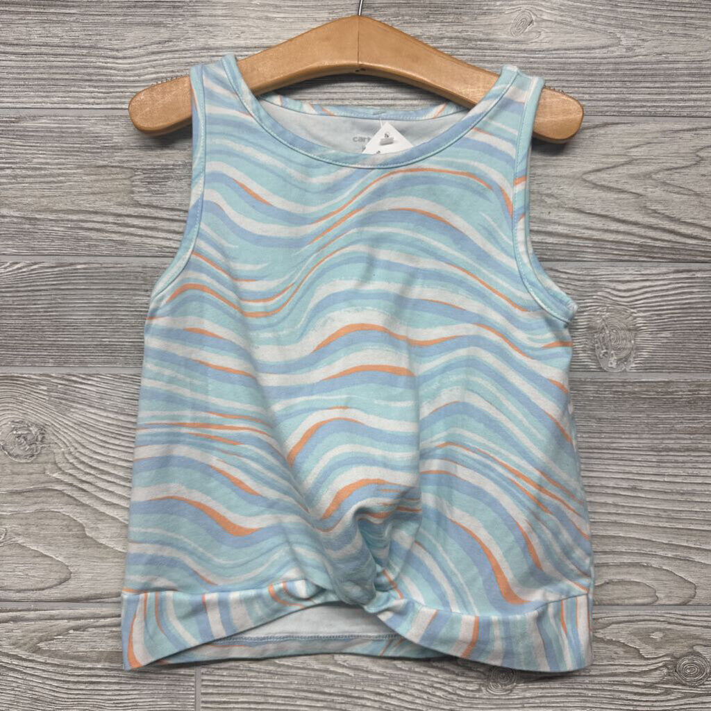 Tank Top Swirls Front Tie