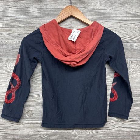 LS Shirt W/ Hood Snake Sleeve