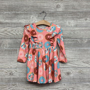 NEW LS Twirl Dress Donuts Trees