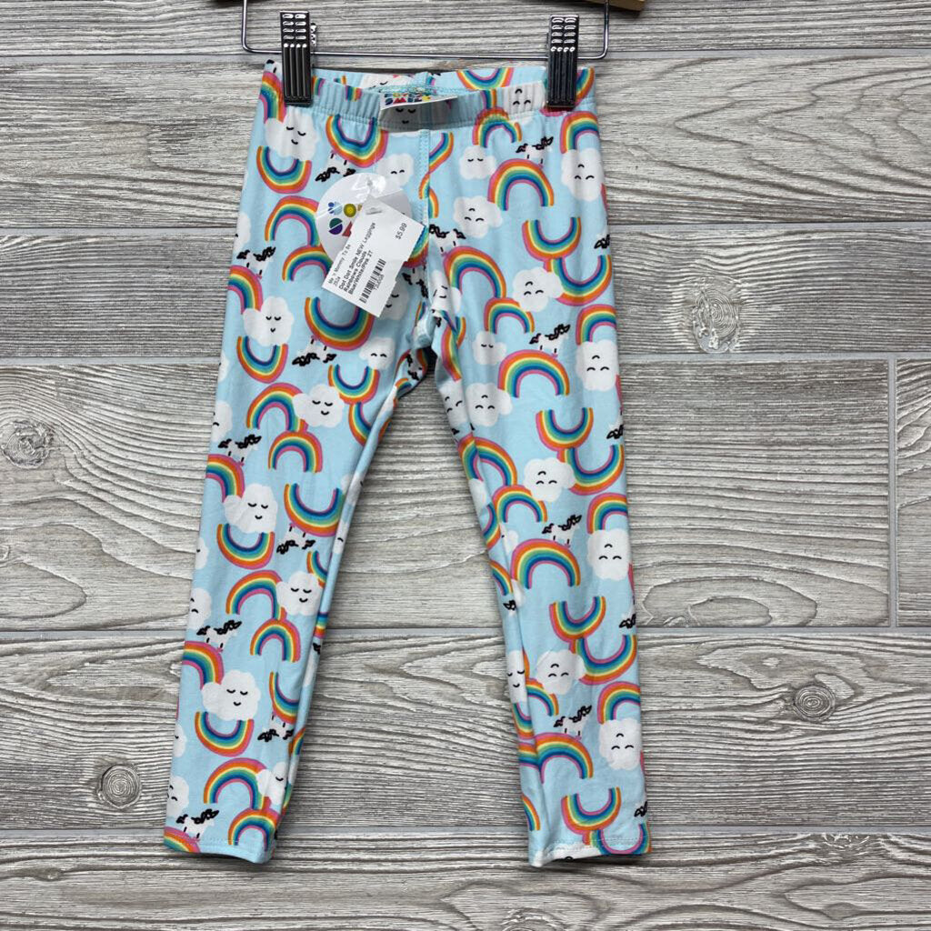 NEW Leggings Rainbows Clouds