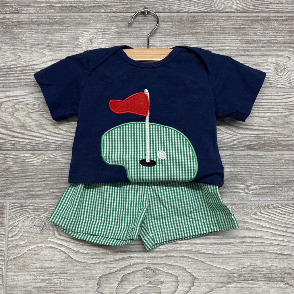 Bodysuit & Shorts Golf Gingham