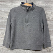 1/4 Zip Pullover Embroidered Whale