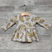 LS Ribbed Peplum Shirt Simba