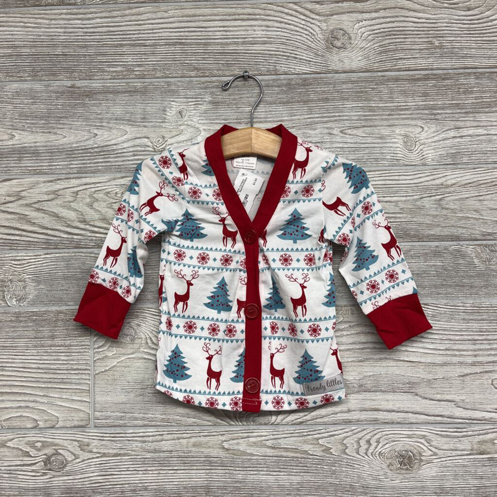 NEW Cardigan Trees Reindeer