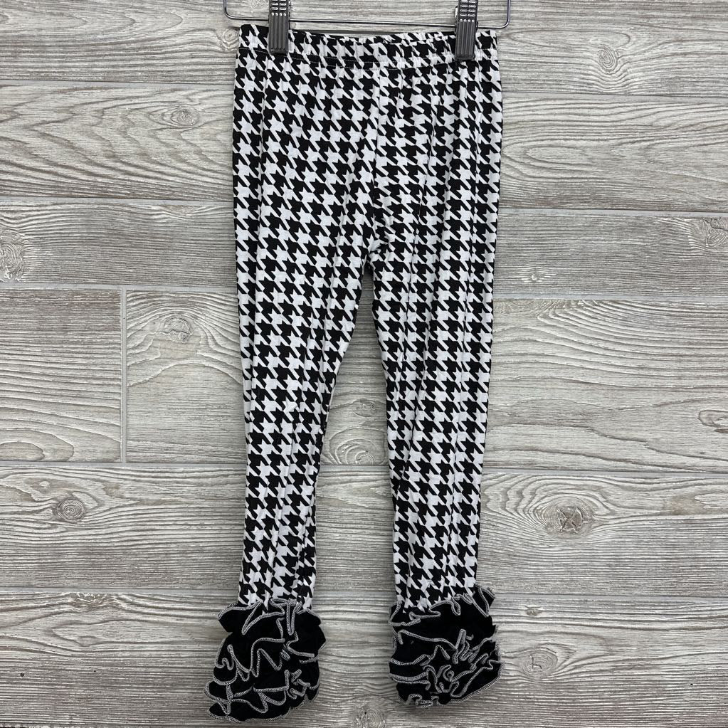 NEW Pants Ruffle Ankles Houndstooth 5