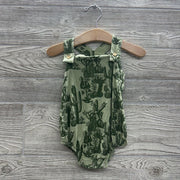 Bamboo Bib Romper Cactus