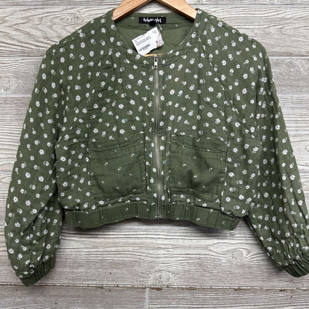 Linen Jacket Flowers