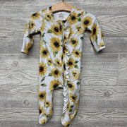 Zipper Footie Ruffles Flowers