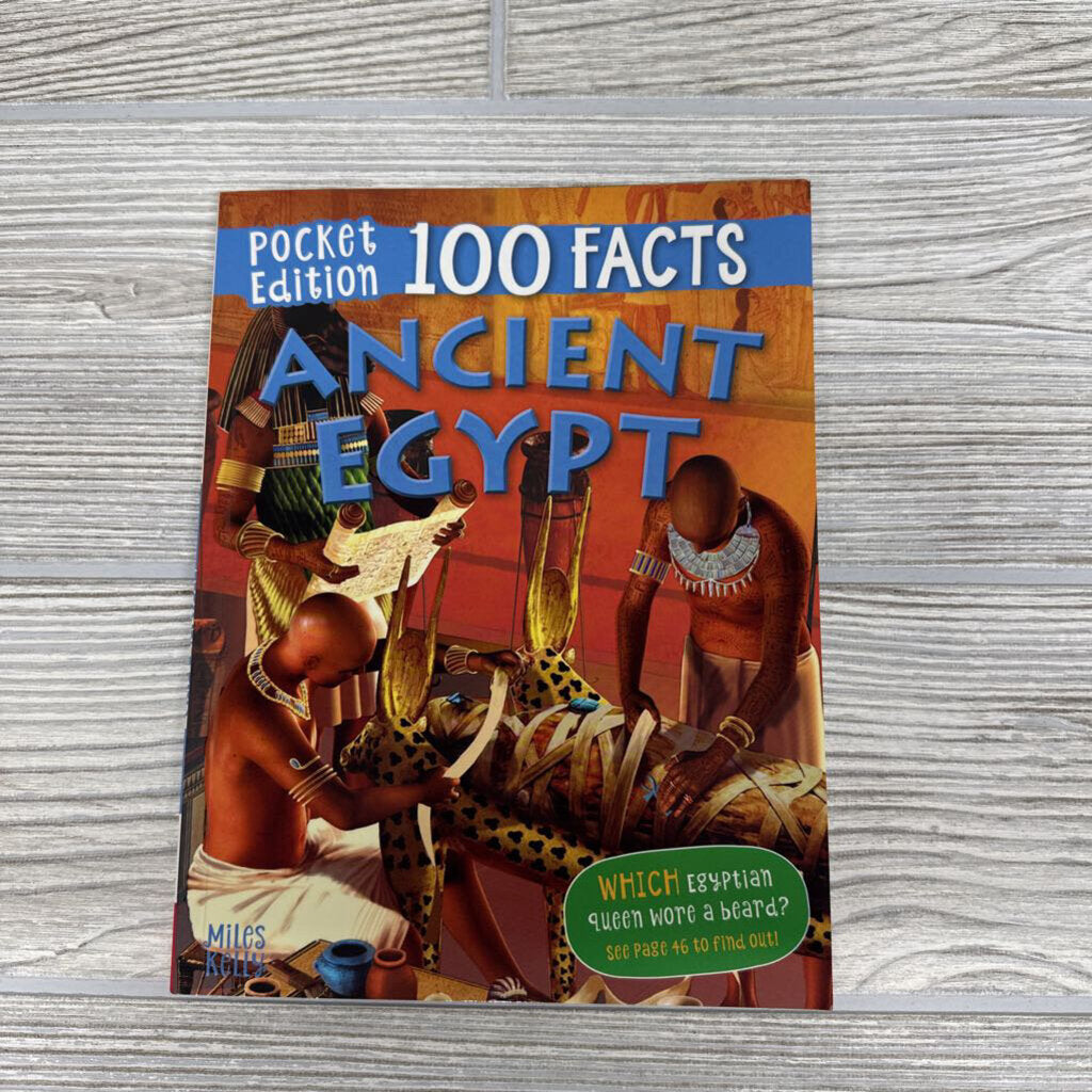 100 Facts Ancient Egypt Paperback Book