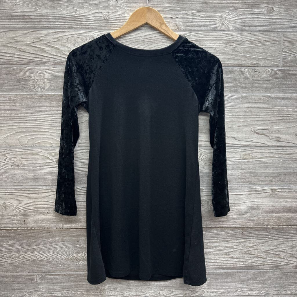 LS Dress Crushed Velvet Sleeves
