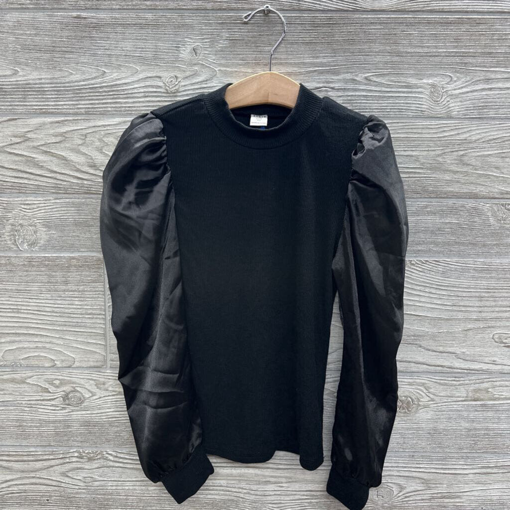 LS Ribbed Shirt Capped Sleeves