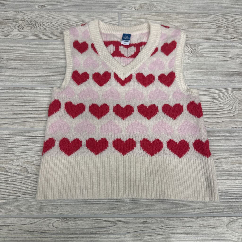 Jacquard Sweater Vest Hearts
