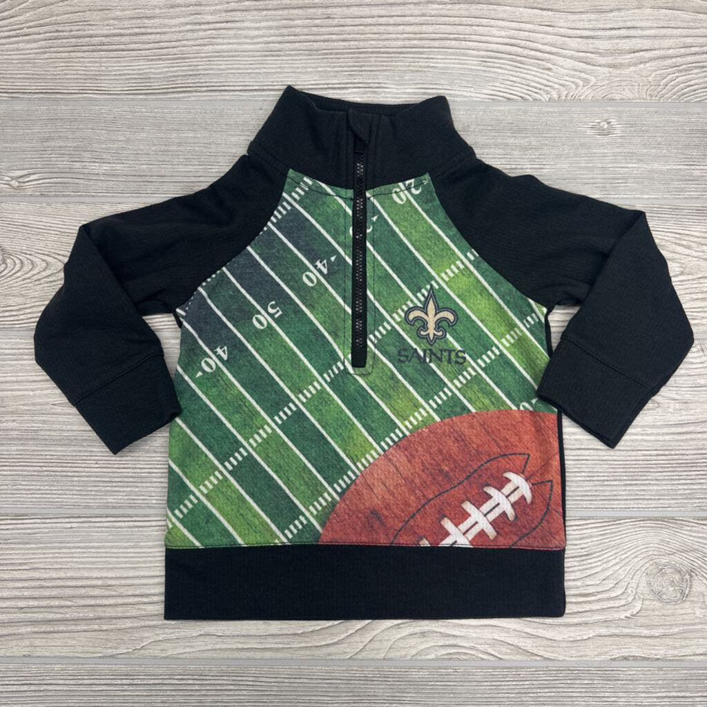 1/4 Zip Pullover New Orleans Saints