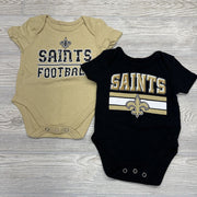 2 Pk Bodysuit New Orleans Saints