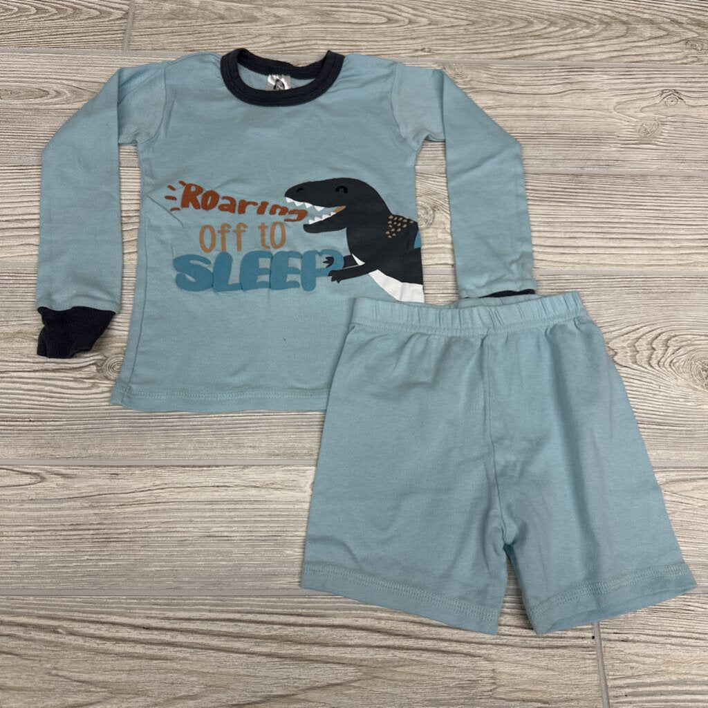 2 Pc Pj Dinosaur Roaring Off To Sleep