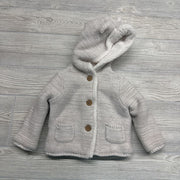 Lined Knit Jacket W/ Hood