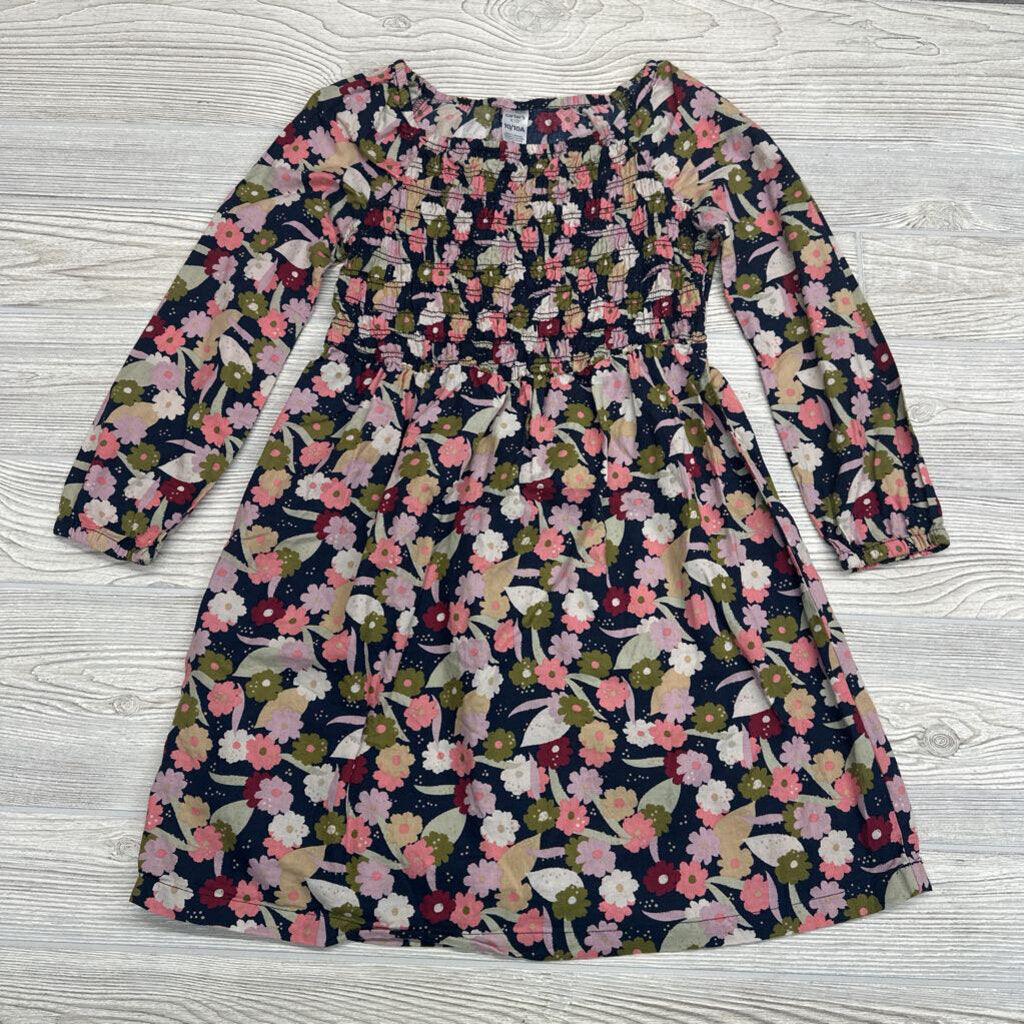 LS Smocked Dress Flowers