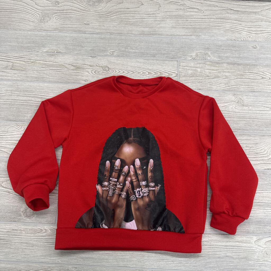 Crewneck Girl With Rings