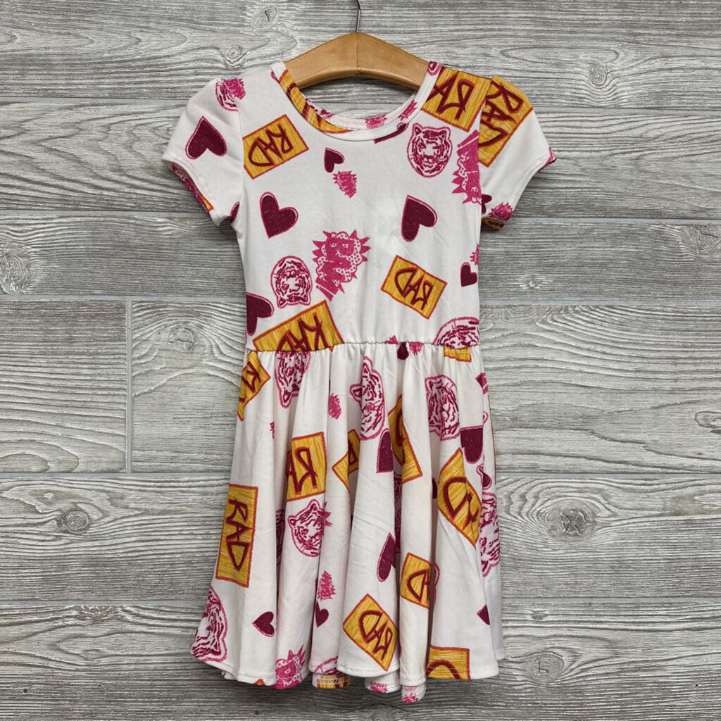 NEW Twirl Dress Rad Hearts