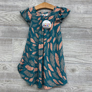 NEW Dress Flutter Sleeves Feathers