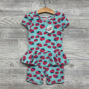 NEW Skirted Romper Strawberries