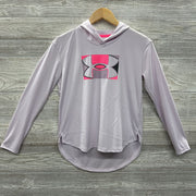 NEW LS Active Shirt W/ Hood UA