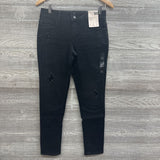 NEW Mid Rise Skinny Distressed Jeans