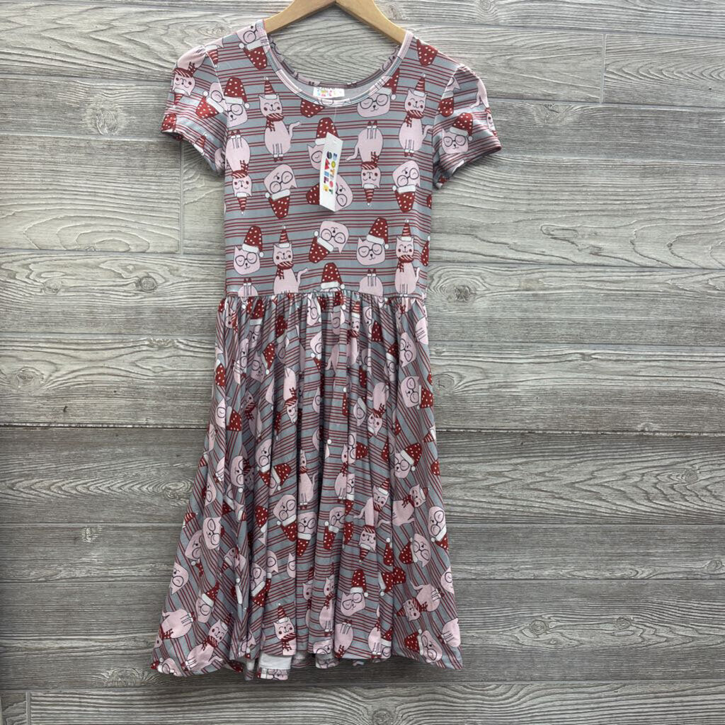 NEW Twirl Dress Santa Cats Stripes