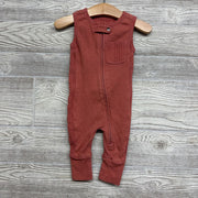 Organic Sleeveless Outfit Ribbed Sides & Pocket