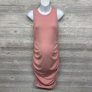 Ribbed Tank Top Ruched Dress