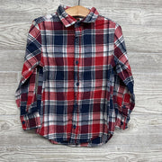 Plaid Flannel Button Up Shirt