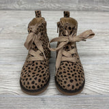 Side Zip Boots Animal Print