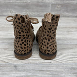 Side Zip Boots Animal Print