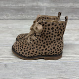 Side Zip Boots Animal Print