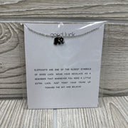 NEW Message Necklace Good Luck