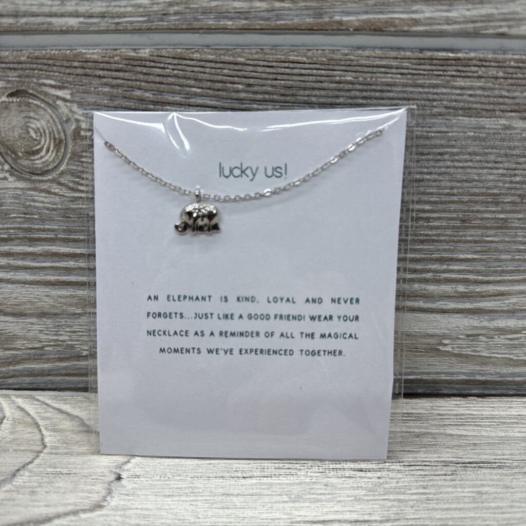 NEW Message Necklace Lucky Us