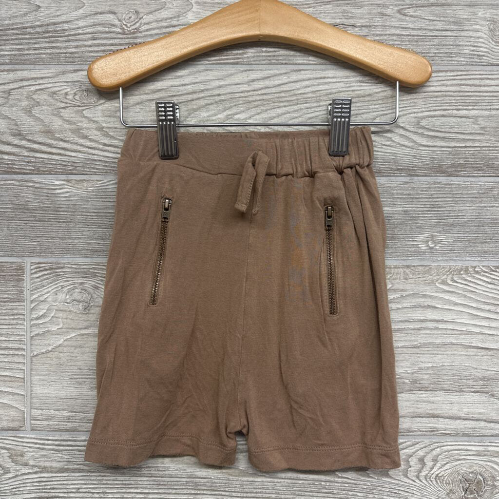 Bamboo Shorts Zipper Pockets