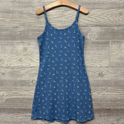 Ribbed Tank Dress Flowers