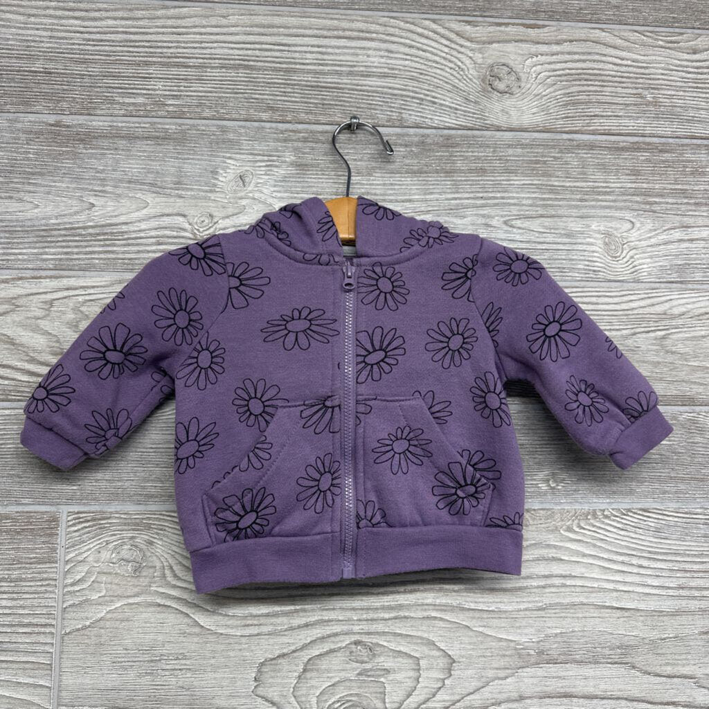 Full Zip Hoodie Flowers