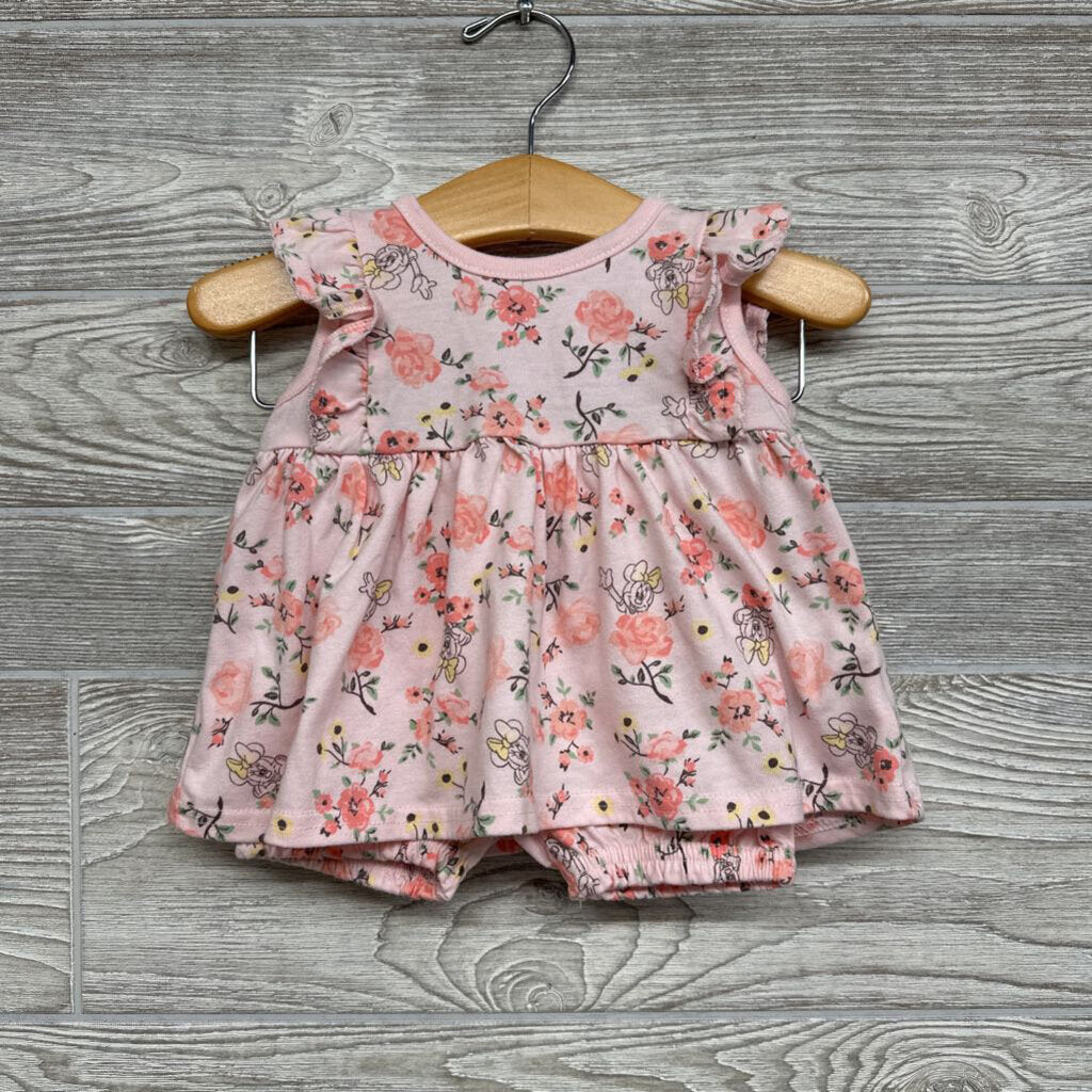 Dress & Bloomers Flowers & Minnie Mouse
