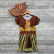 Raya Dress W/ Hat Costume