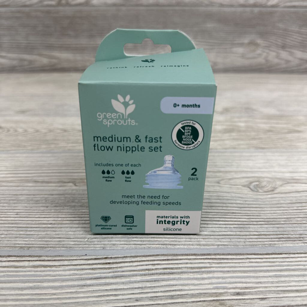 NEW Medium & Fast Flow Nipple Set