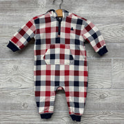 Gingham Coverall W/ Hood