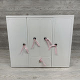 Wooden Doll Wardrobe