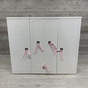 Wooden Doll Wardrobe