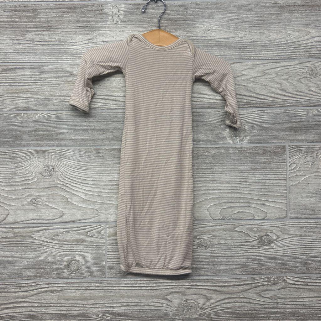 LS Bamboo PJ Gown Stripes