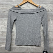 NEW Ribbed Cold Shoulder Shirt